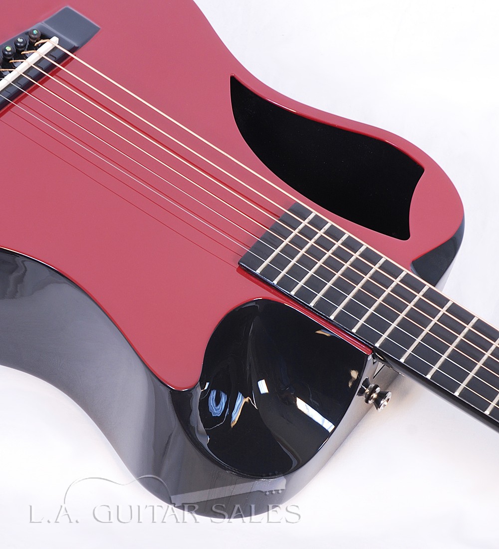 Journey Instruments OF660-R Red Carbon Fiber Travel Guitar With ...